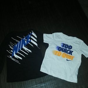 Price firm. Boys nike shirts size 3t and 4t.